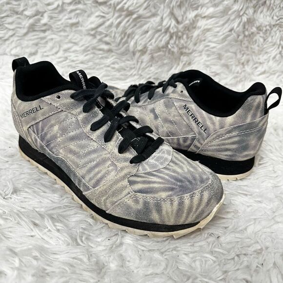 Merrell Women's Alpine Tie Dye‎ White Gray Running Trainer Shoes Lace Up Size 7 - Picture 1 of 10